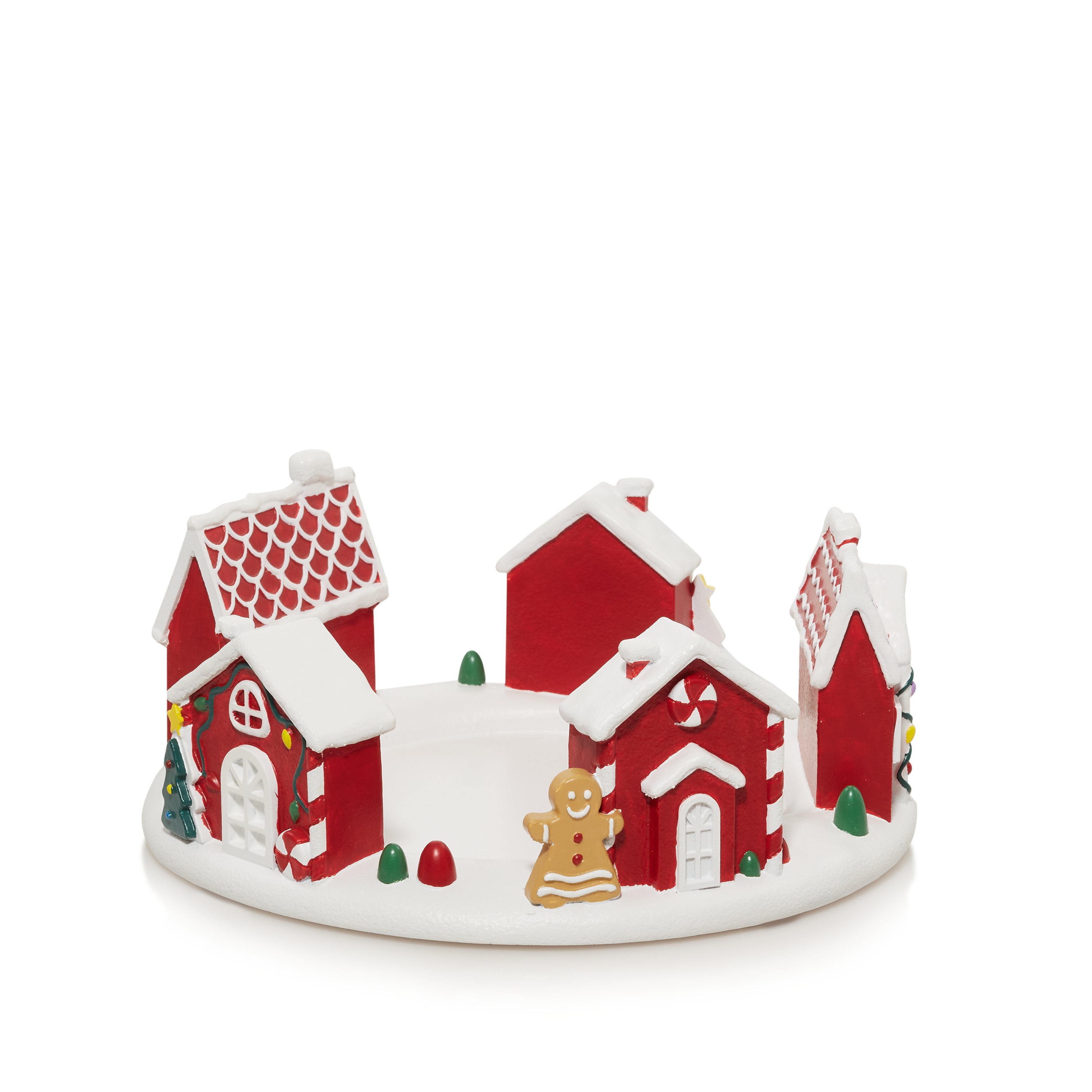 Gingerbread Houses 3Wick Jar Candle Holder 3Wick Candle Holders