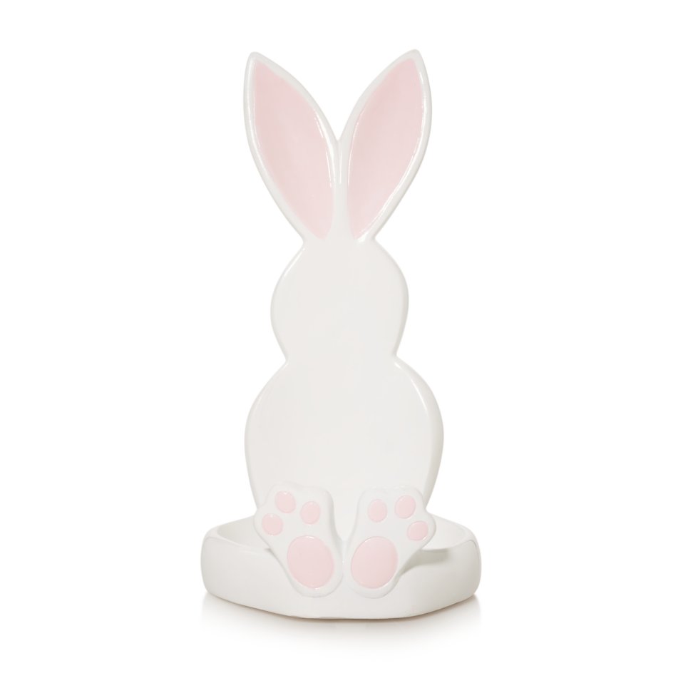 bunny jar candle holder