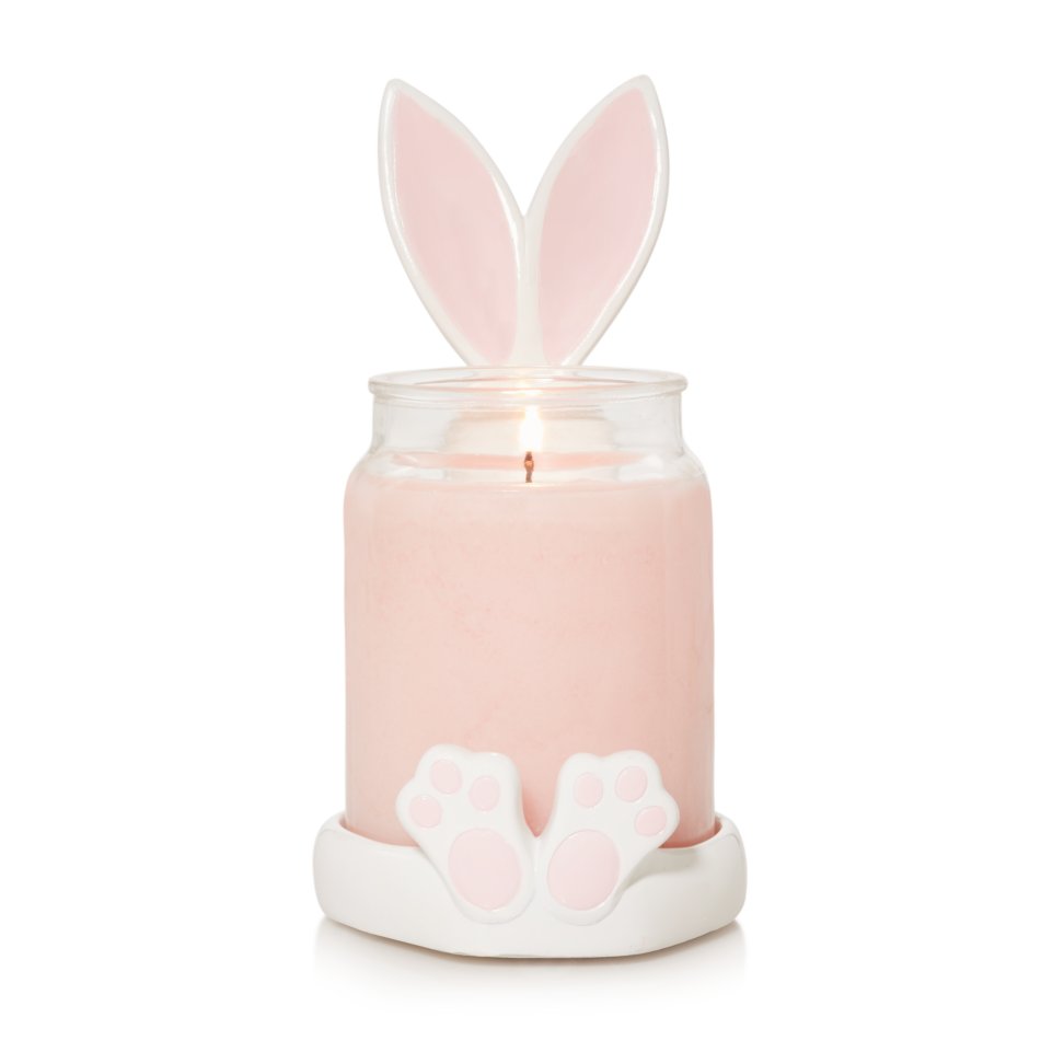 bunny ears jar candle holder