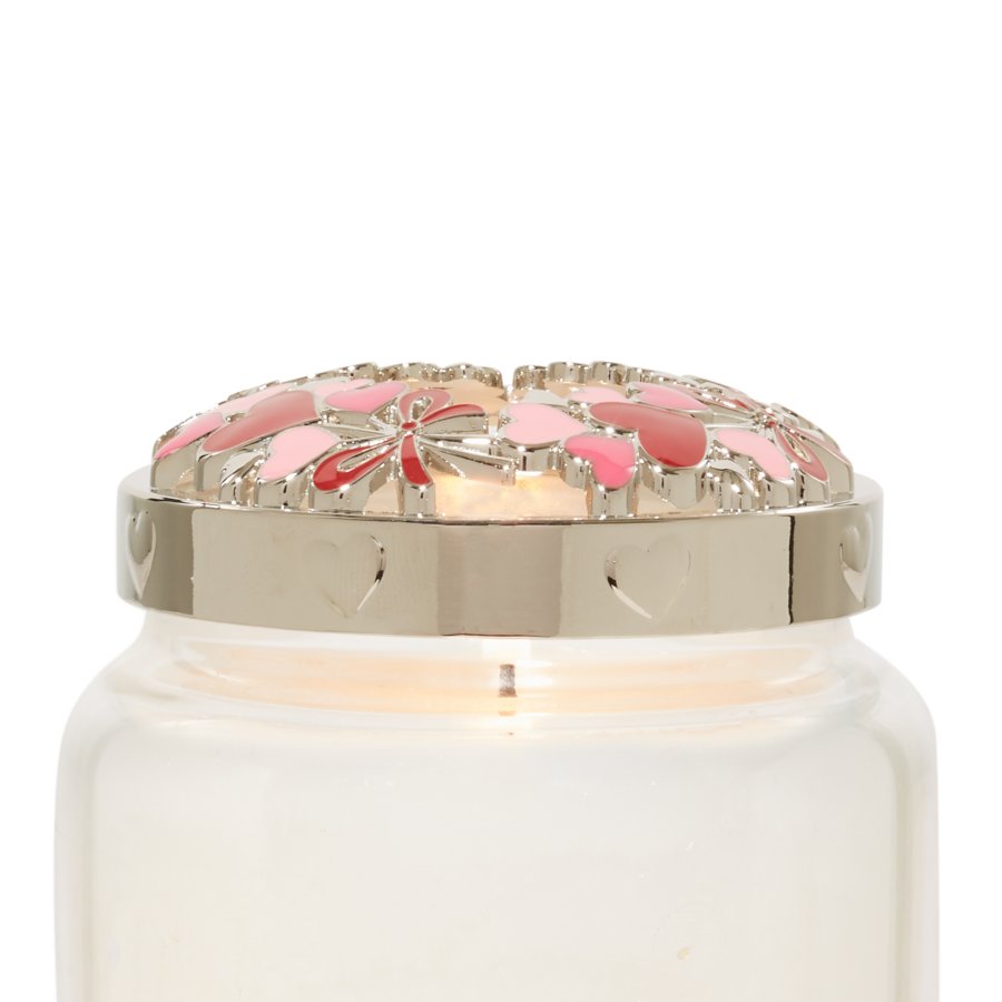 valentine’s day bouquet illuma lid jar candle topper