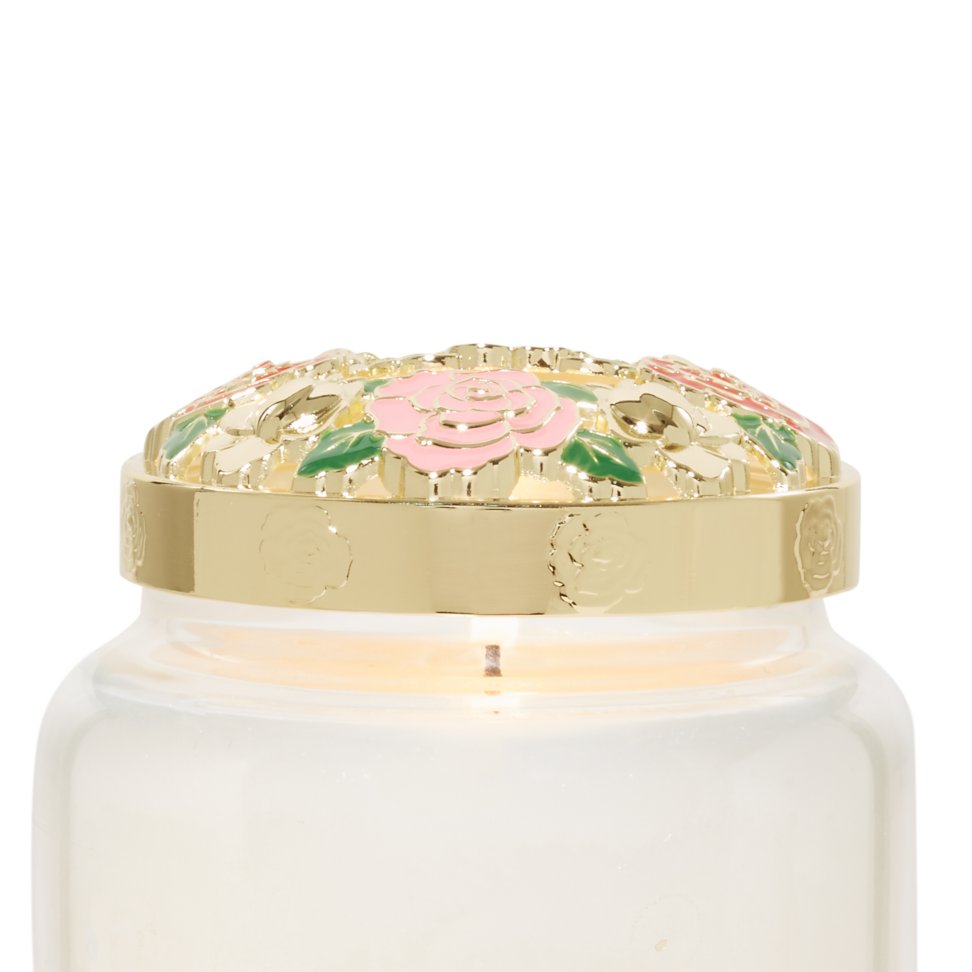 florals illuma lid jar candle topper