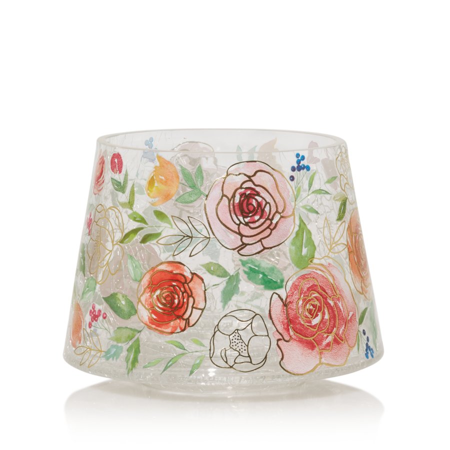 florals jar candle shade