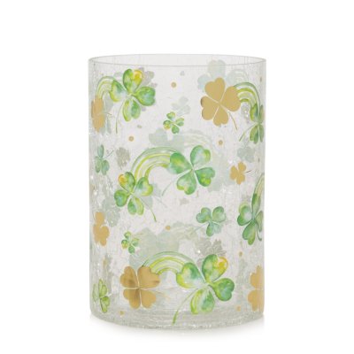 Shamrocks Glass Holder