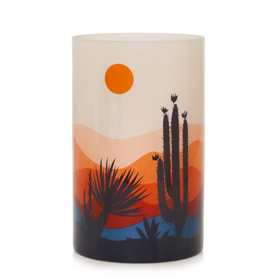 desert sun jar candle holder