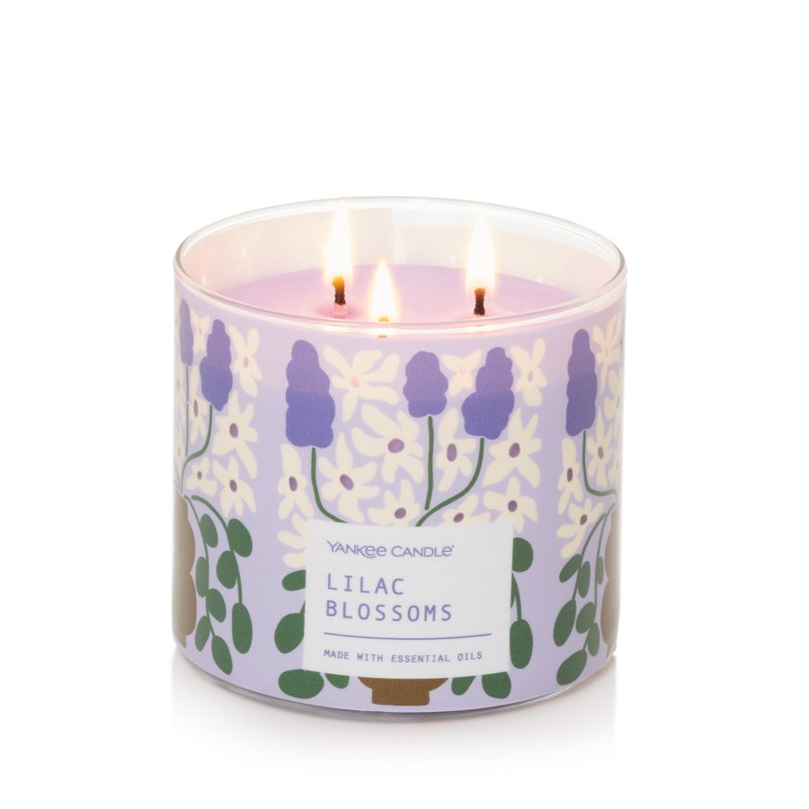 Lilac Blossoms 3-Wick Candle