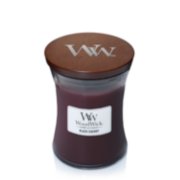 black cherry medium hourglass candle image number 1