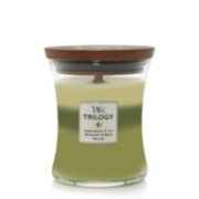 lemongrass and lily bergamot and basil willow trilogy medium jar candle image number 0