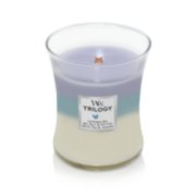 lavender spa sea salt and cotton white tea and jasmine trilogy jar candle