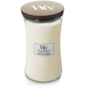 white tea and jasmine large hourglass candle image number 1
