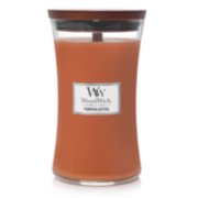 pumpkin butter large hourglass candle image number 1