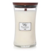 linen large hourglass candle image number 1