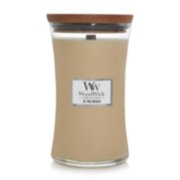 at the beach large hourglass candle