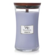 lavender spa large hourglass candle image number 1