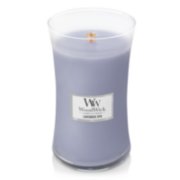 lavender spa large hourglass candle image number 1