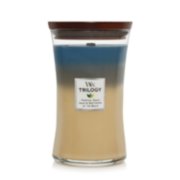 tropical oasis sand and driftwood at the beach trilogy large jar candle image number 1