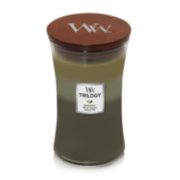 woodwick mountain trail trilogy large hourglass candle image number 1