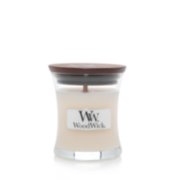 white honey mini hourglass candle