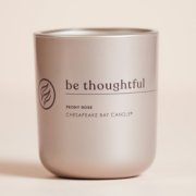 chesapeake bay candle intentions collection be thoughtful peony rose medium two wick candle in a pastel pink backdrop image number 1