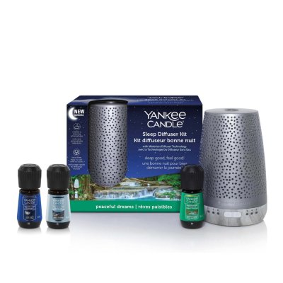 Sleep Diffuser and Assorted Refills Set - Silver