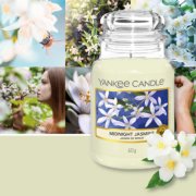 midnight jasmine large jar candle with decorative background image number 2