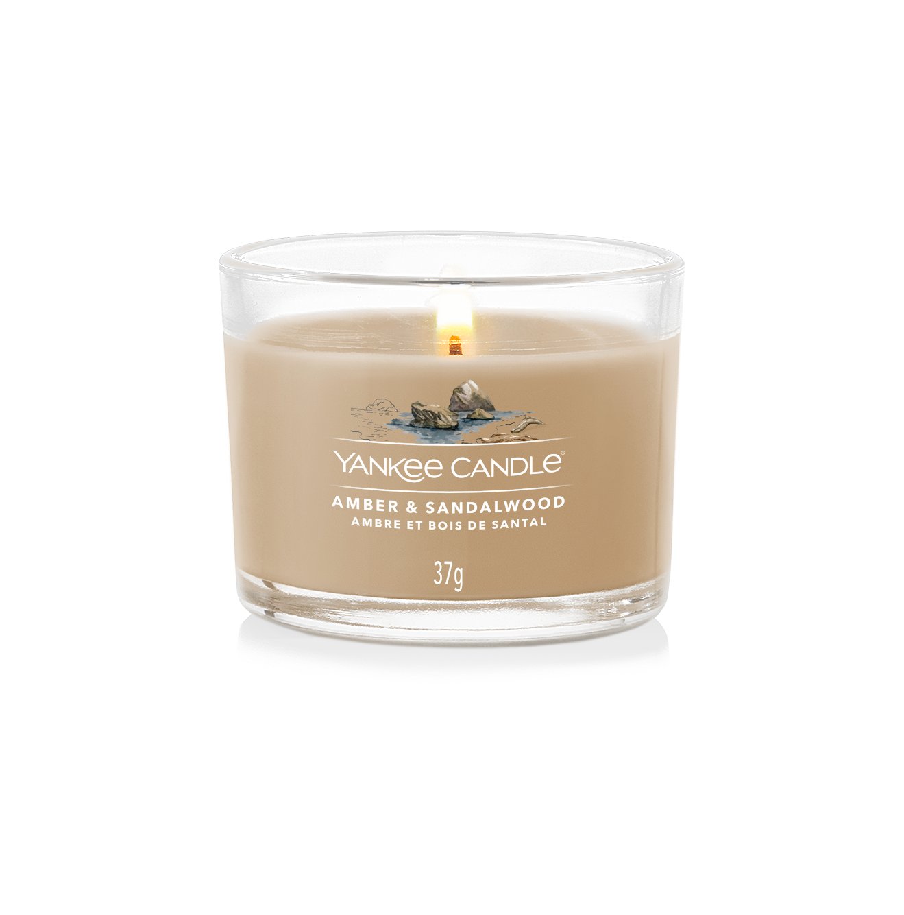 Amber & Sandalwood Yankee Candle® Mini-Kerze - Einzelne Votivkerzen im Glas