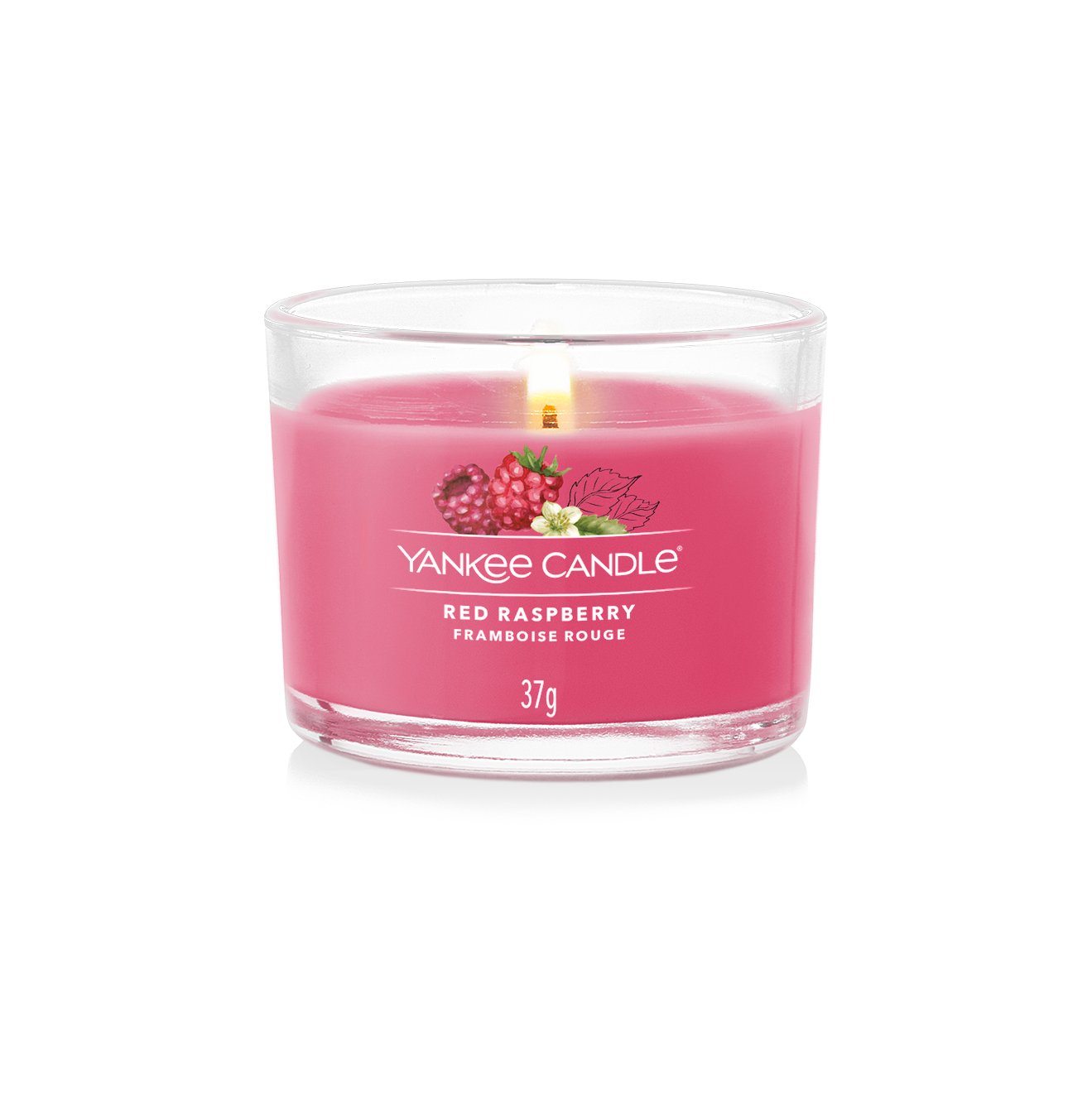 Yankee Candle Tarts Red Raspberry Wax Melt, Med Red