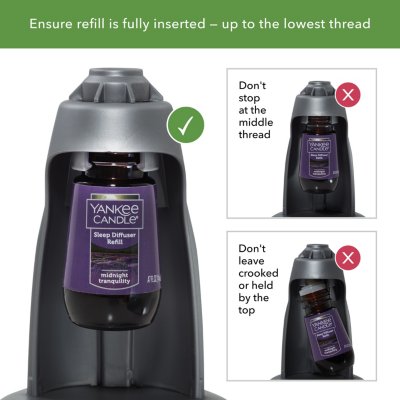 Improve your sleep with the Yankee Candle Sleep Diffuser. 1 bottle