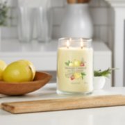 iced berry lemonade signature large jar candle on table image number 2