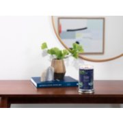 bayside cedar large tumbler candle on table image number 3
