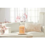 mango ice cream signature large jar candle on table image number 3