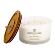heritage collection milk and honey 3 wick jar candle image number 1