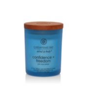 chesapeake bay candle mind and body collection confidence and freedom oak moss amber small jar candle image number 1