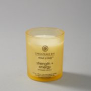 strength and energy mind and body candle