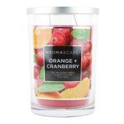 orange cranberry aromascape collection large jar candle image number 1