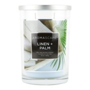 linen palm aromascape collection large jar candle image number 1