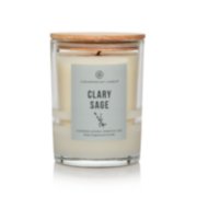 clary sage half frosted jar candle