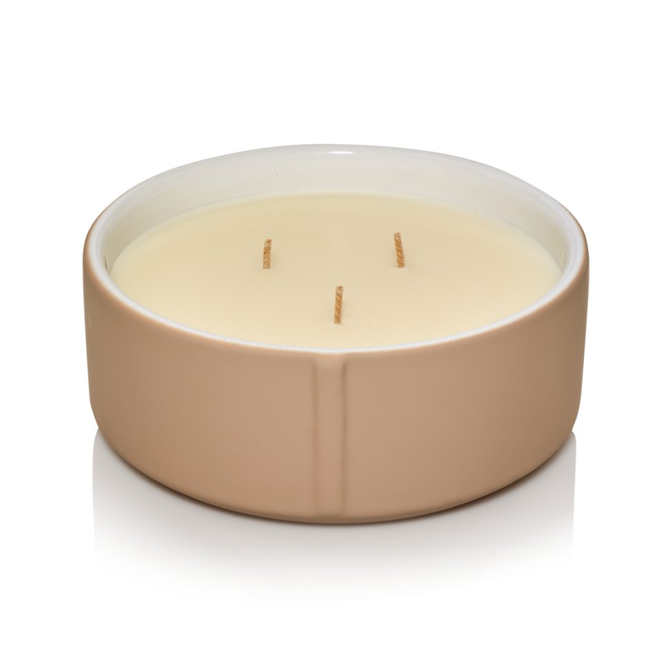 cafe dolce minimalist collection soft touch 3 wick ceramic jar candle