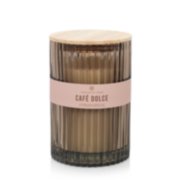 cafe dolce large ribbed candle image number 1