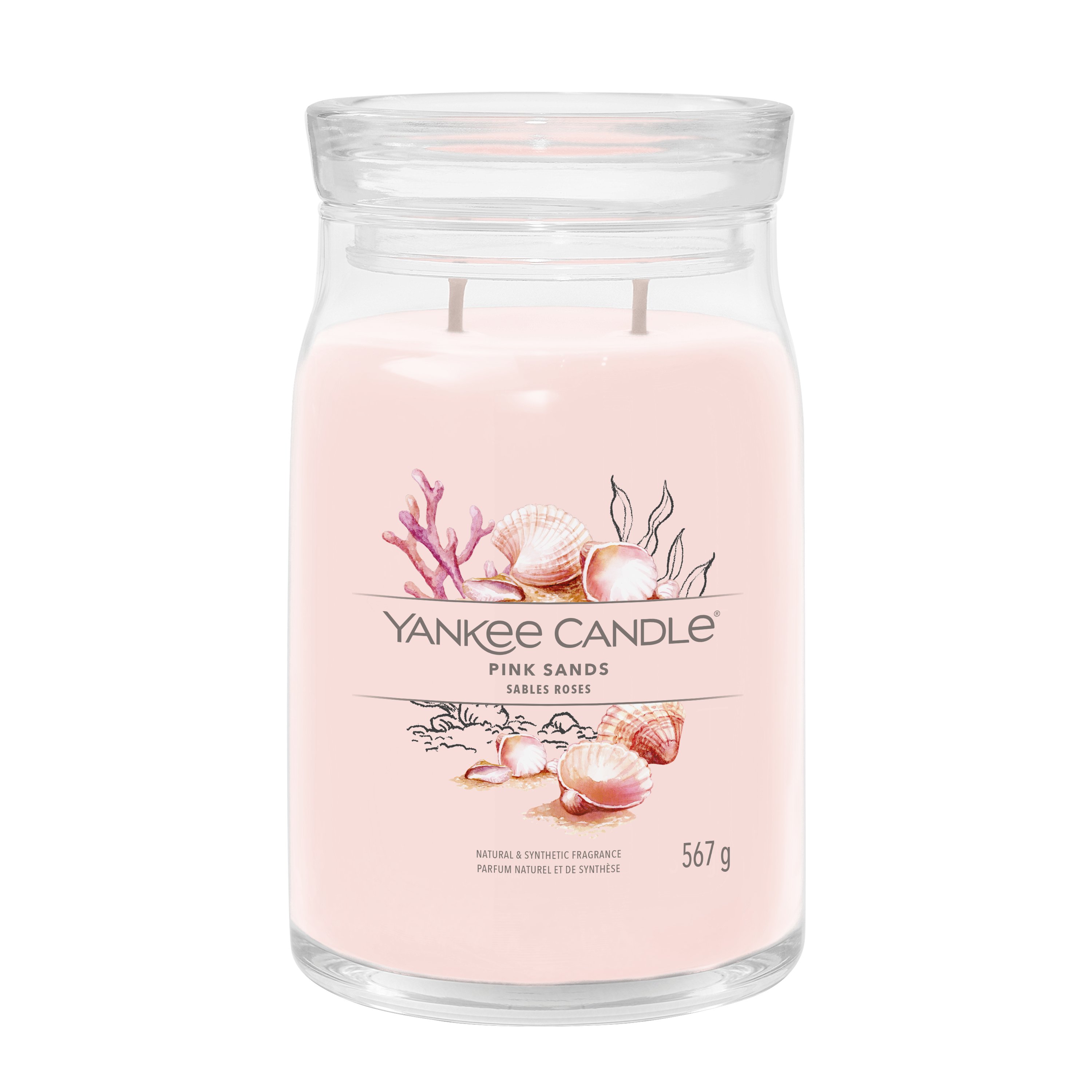 Yankee Candle by Pink Sands Scented Large Jar 22 oz