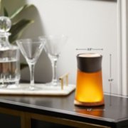 woodwick radiance diffuser on table with product dimensions to scale image number 4