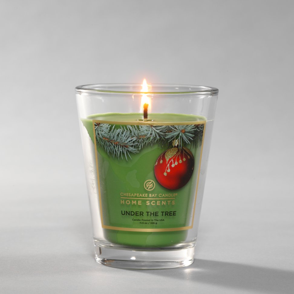under the tree jar candle
