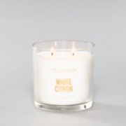 white citron medium 2 wick tumbler candle image number 2