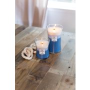 tropical oasis beachfront cottage at the beach soft chambray jar trilogy candle image number 2