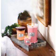 melon and pink quartz chilli pepper gelato hourglass candles placed on table image number 3
