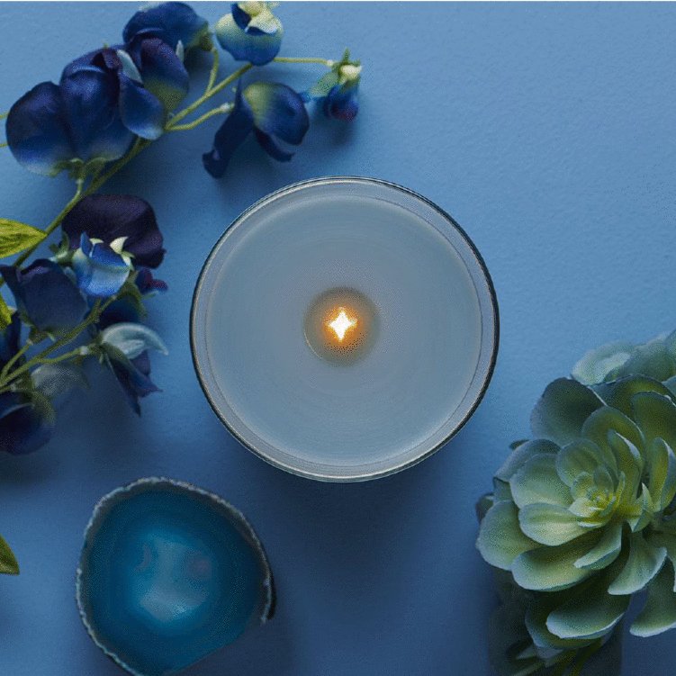 floral scented candle