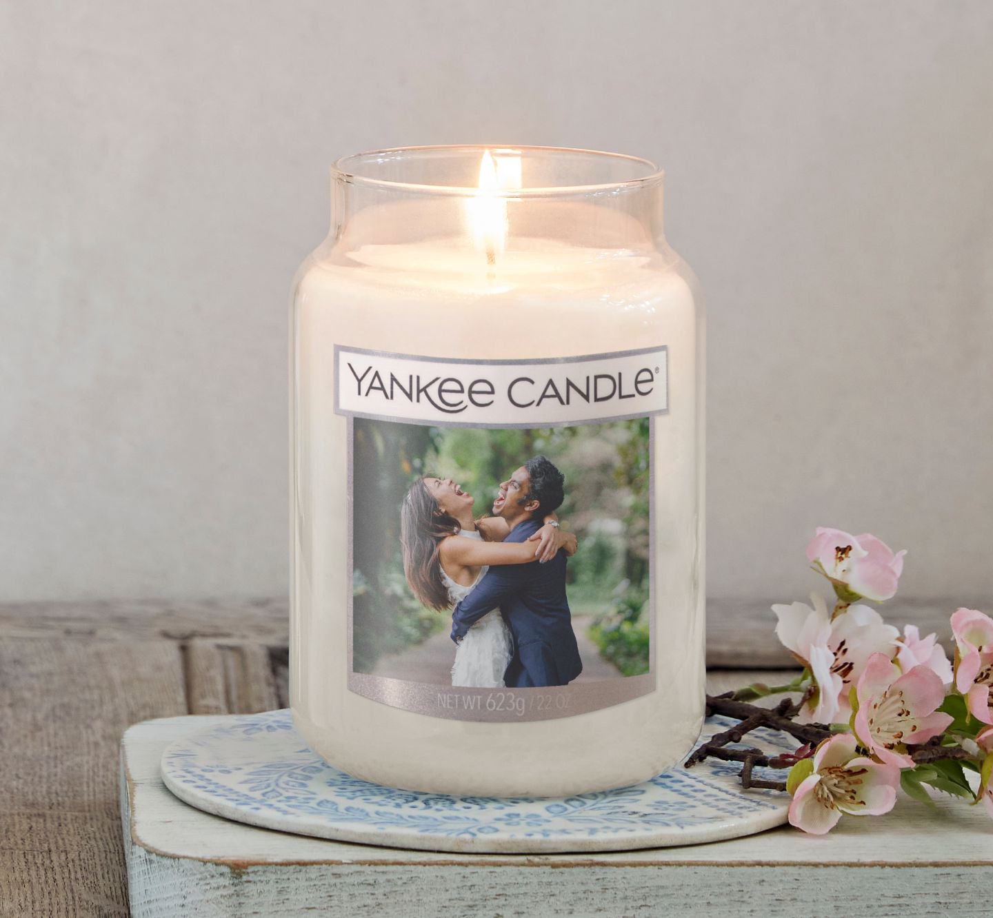 Etichetta personalizzata (per giara piccola Yankee Candle