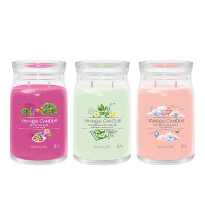 Art in the Park 3 Piece Signature Large Jar Candle Set - Spring