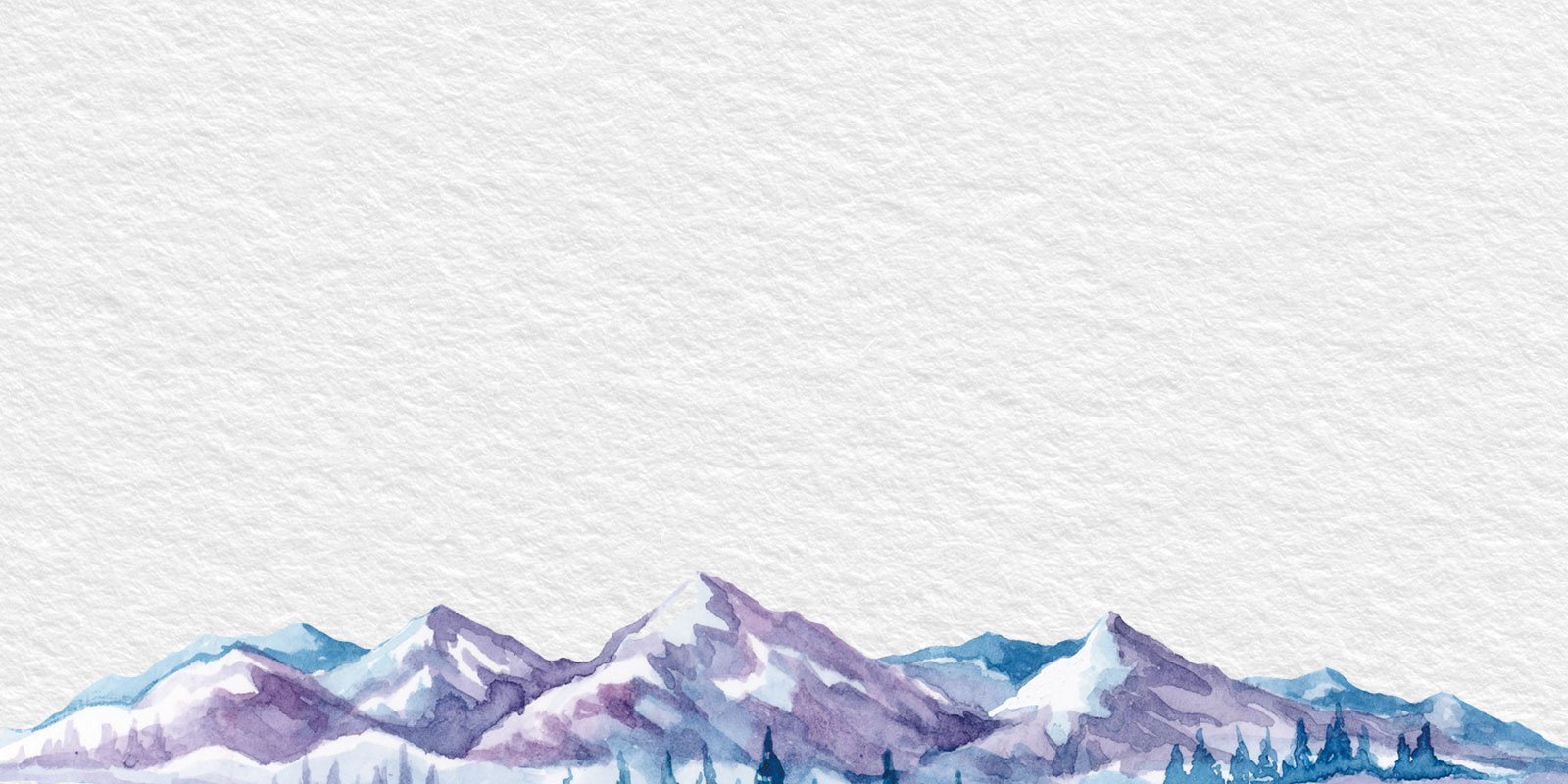 mountains watercolor