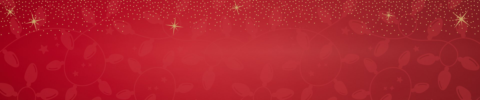 red background with gold sparkles