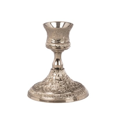 Ornate Nickel Taper Holder